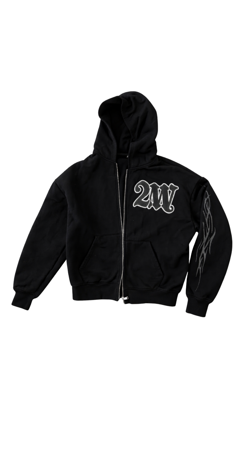 2WAVY -  "Noir Zip-Up"