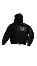 2WAVY -  "Noir Zip-Up"