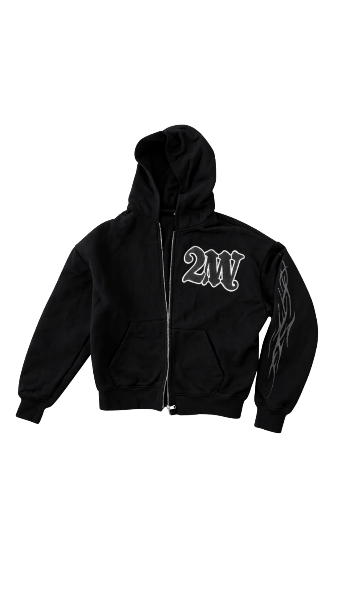 2WAVY -  "Noir Zip-Up"