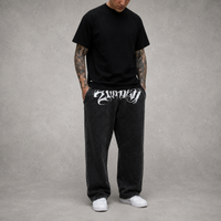 2WAVY - “Black Wash Essential Sweats”