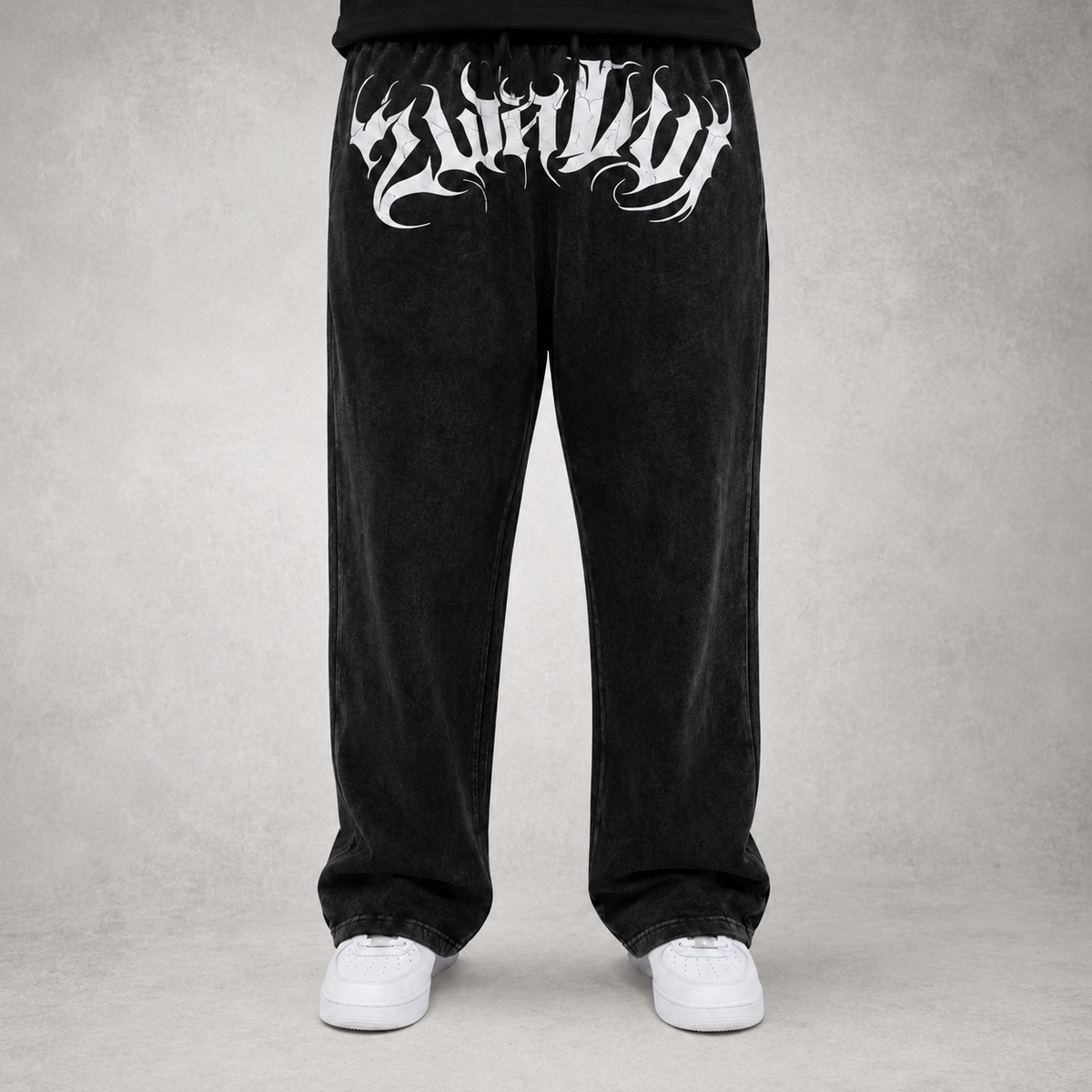 2WAVY - “Black Wash Essential Sweats”