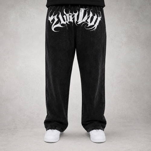 2WAVY - “Black Wash Essential Sweats”