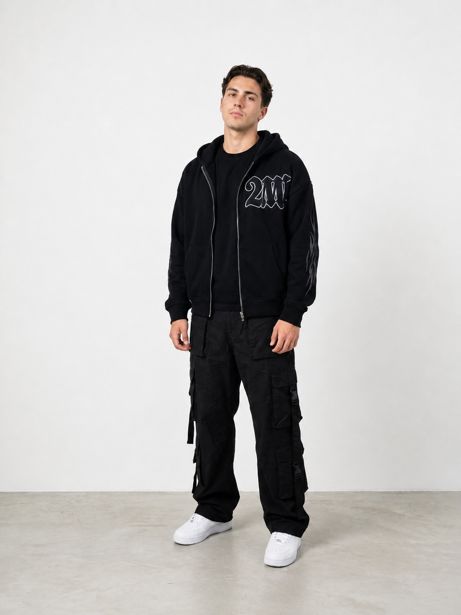Noir Zip-Up
