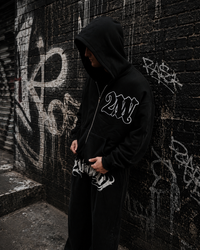 2WAVY - "Noir Zip-Up"