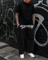 2WAVY - “Black Wash Essential Sweats”