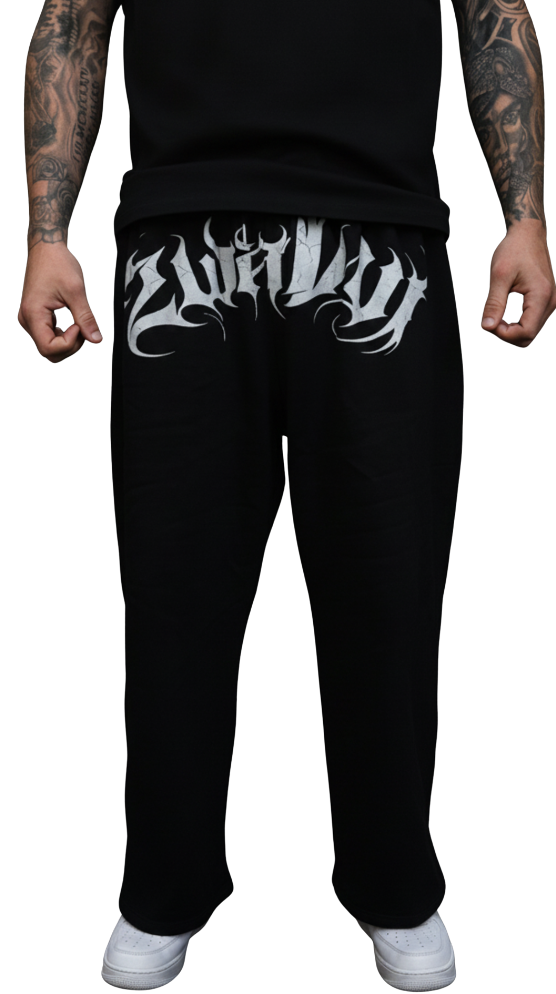 2WAVY - “Black Wash Essential Sweats”